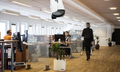 Sistema de CCTV para oficinas modernas