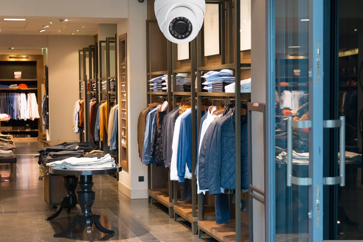 Instalación de cámaras en local comercial